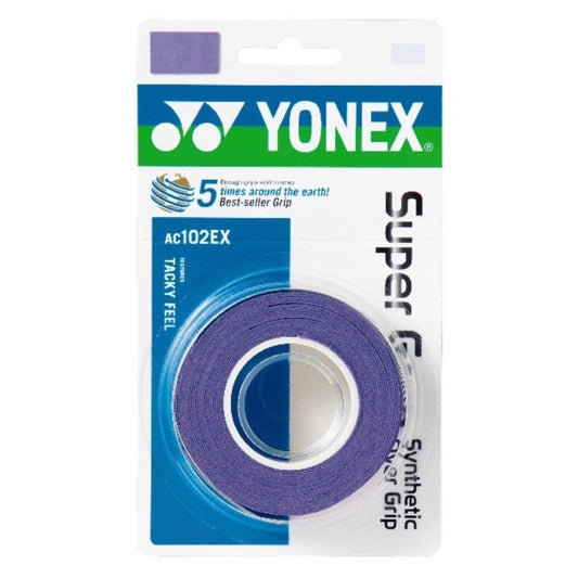Yonex Wet Super Grap (3-pak, Dark Purple)