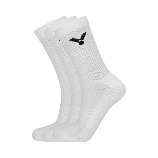 Victor Performance Crew Cut Strømper (3-pak, White)