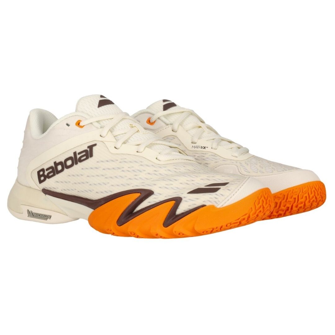 Babolat Jet Premura 3 Men Padelsko (Cream/Orange)