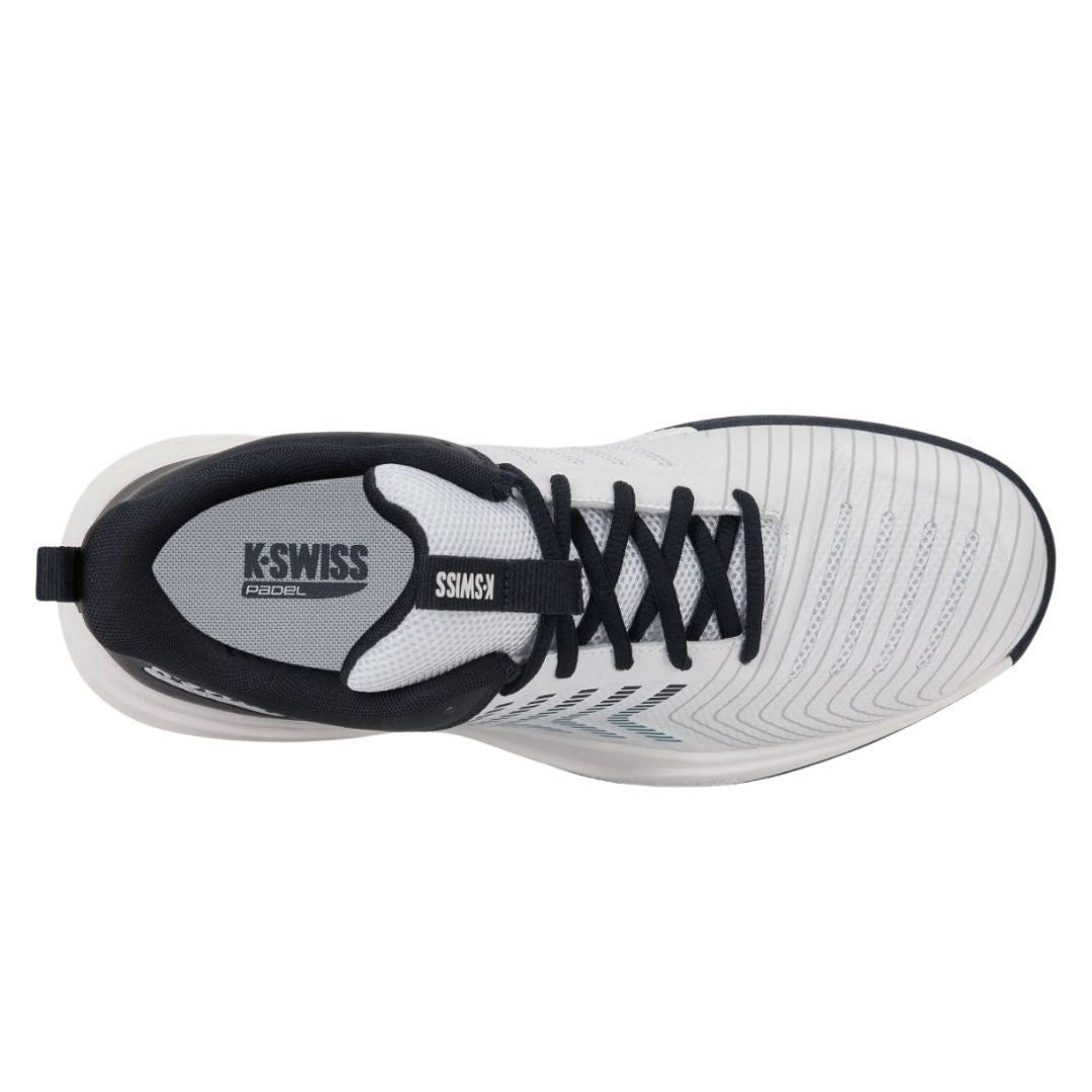 K-Swiss Ultrashot Light Padelsko (White/Carbon/Baltic)