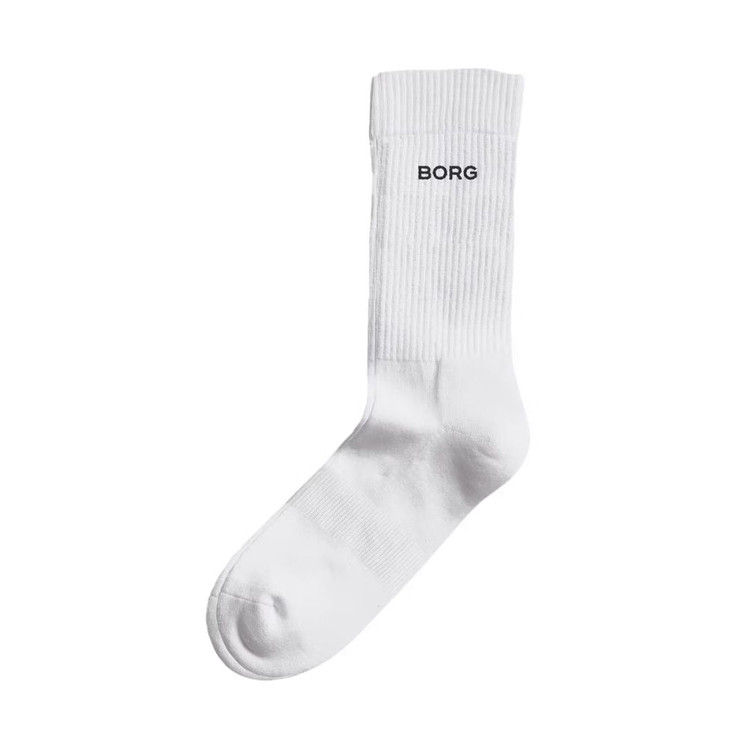 Björn Borg Essential Crew Socks (3-pak, White)