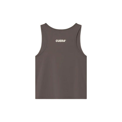 Cuera Oncourt Cropped Tank Top (Dark Brown)