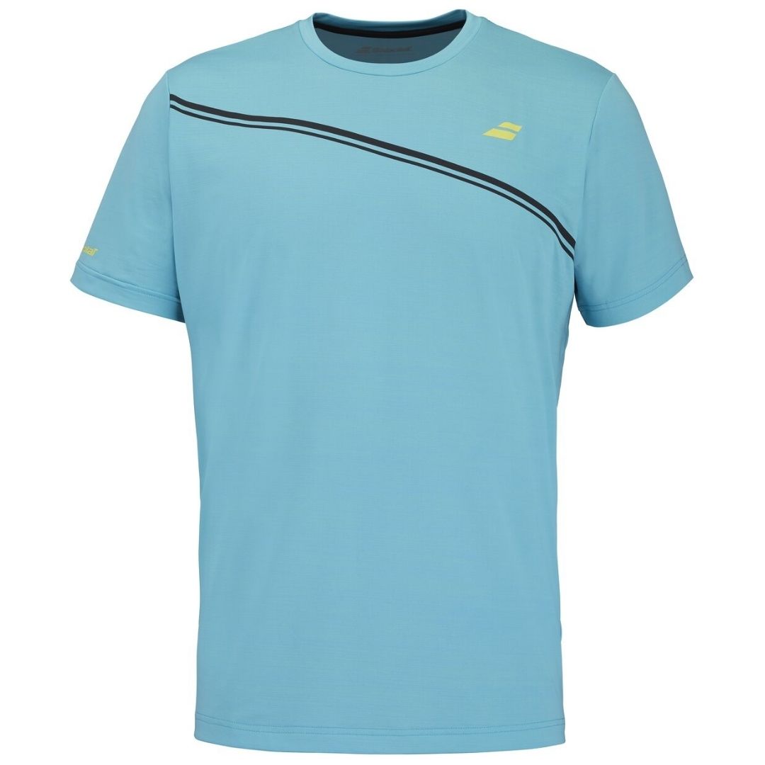 Babolat Compete Crew Nech Tee (Scuba Blue)