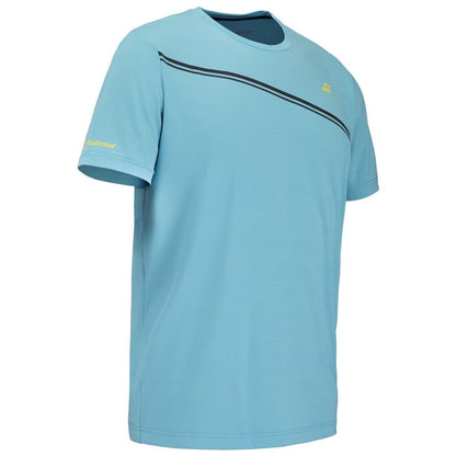 Babolat Compete Crew Nech Tee (Scuba Blue)