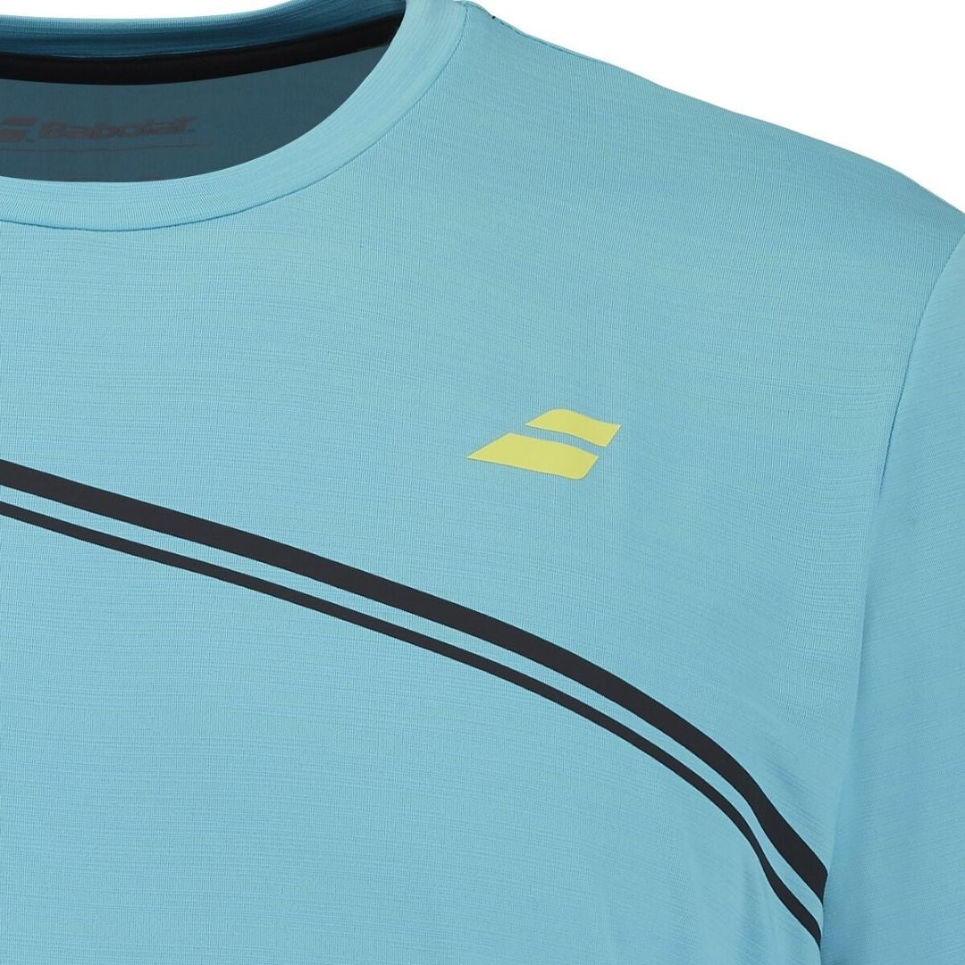 Babolat Compete Crew Nech Tee (Scuba Blue)