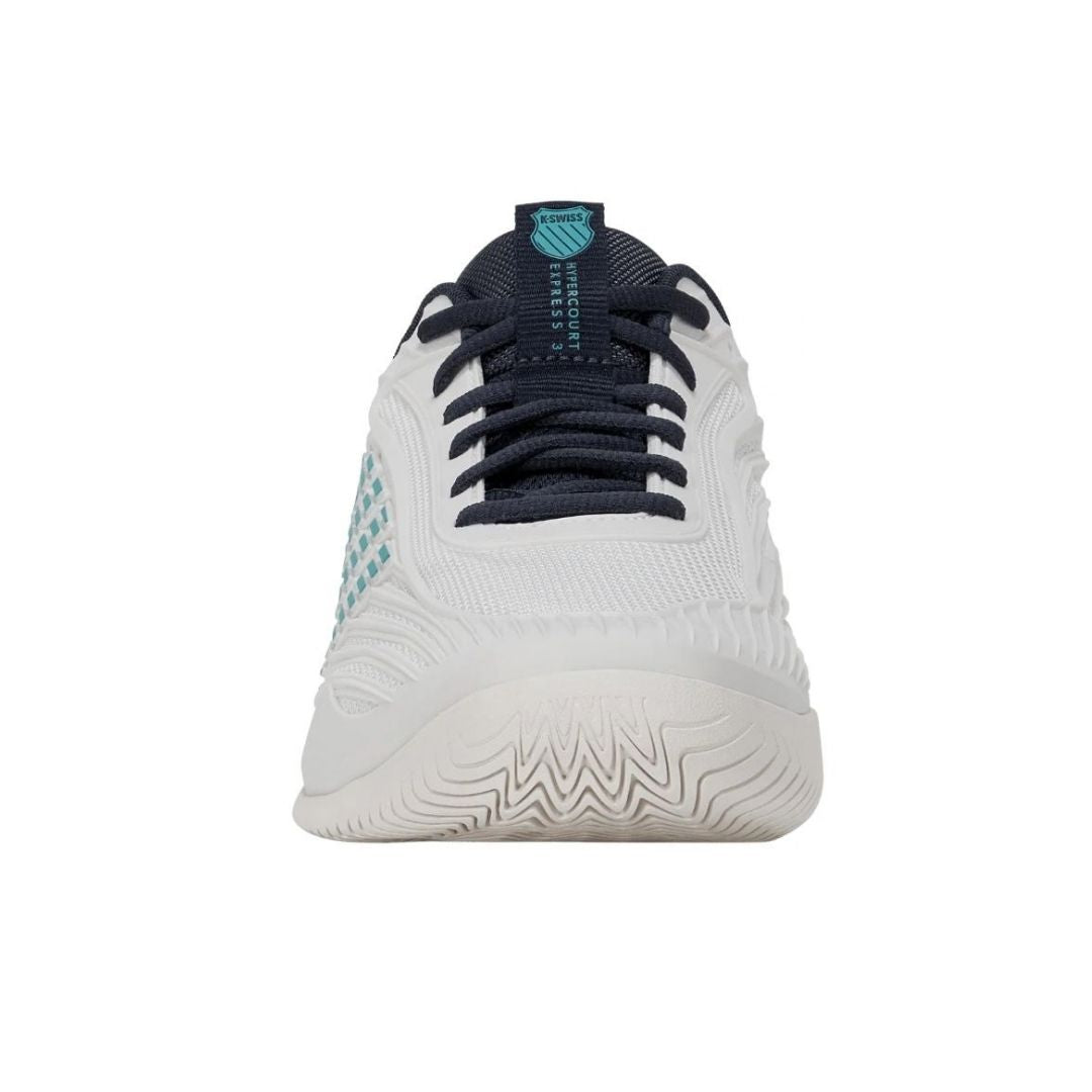 K-Swiss Hypercourt Express 3 (Blanc de Blanc/Carbon/Baltic)