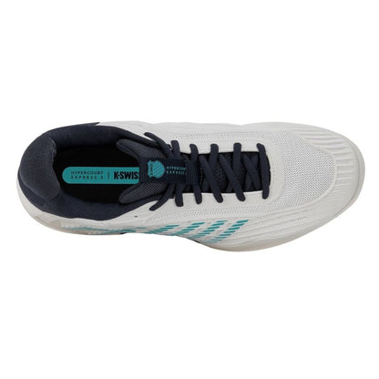K-Swiss Hypercourt Express 3 (Blanc de Blanc/Carbon/Baltic)