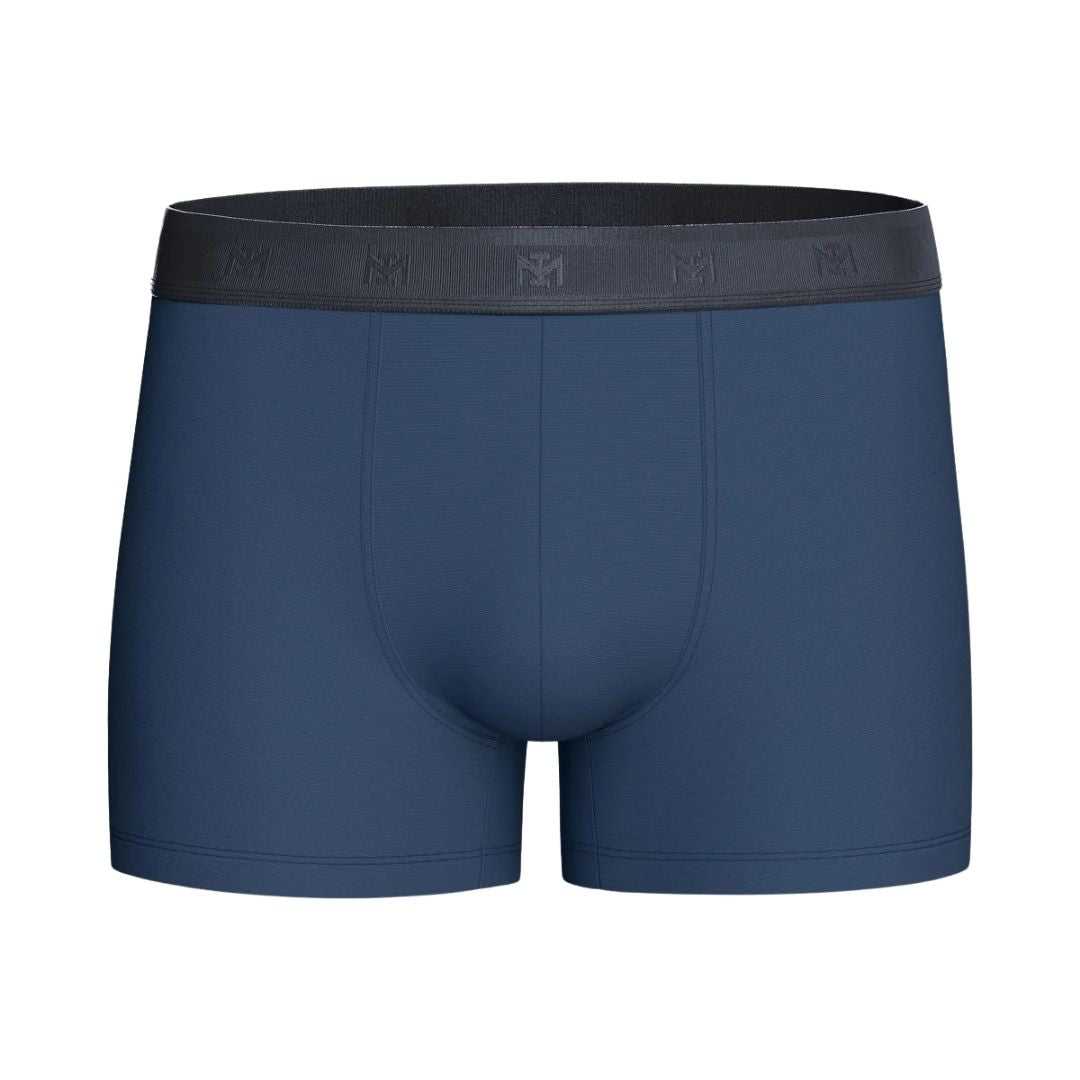 Impetus Plain Boxershorts (2-pak, Blue+Navy Blue)