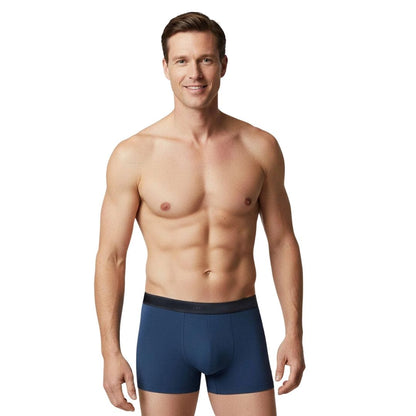 Impetus Plain Boxershorts (2-pak, Blue+Navy Blue)