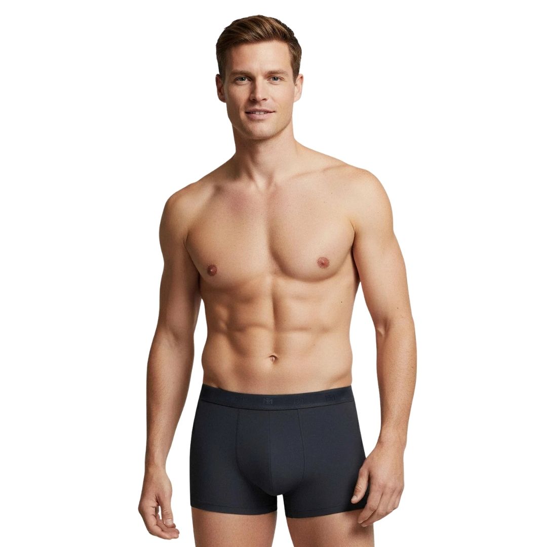 Impetus Plain Boxershorts (2-pak, Blue+Navy Blue)