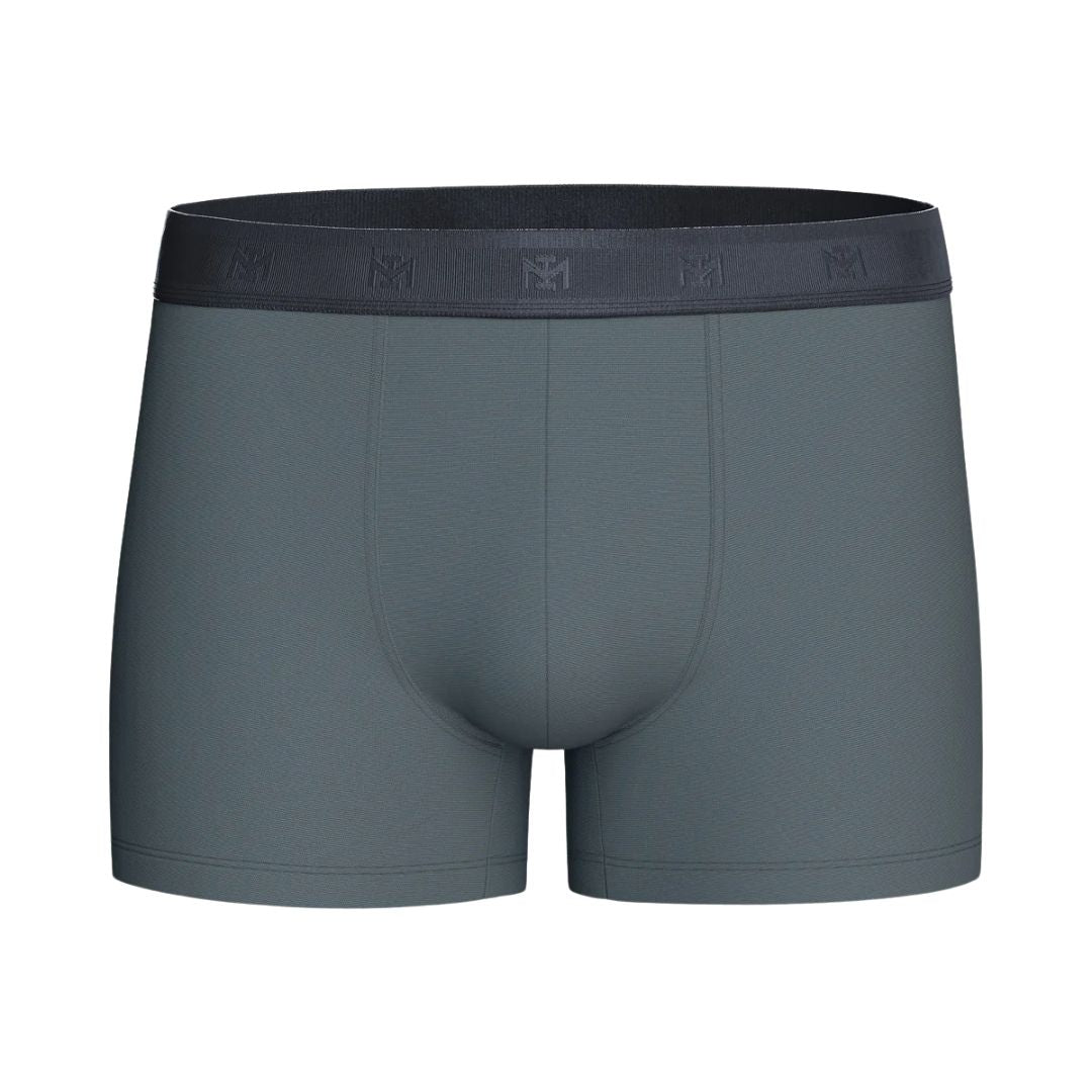 Impetus Plain Boxershorts (2-pak, Green+Navy Blue)