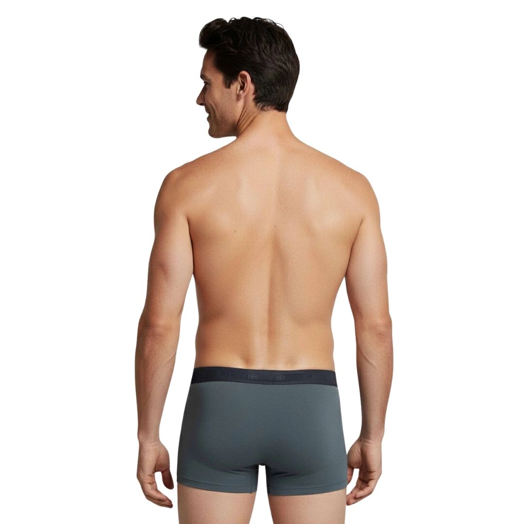 Impetus Plain Boxershorts (2-pak, Green+Navy Blue)