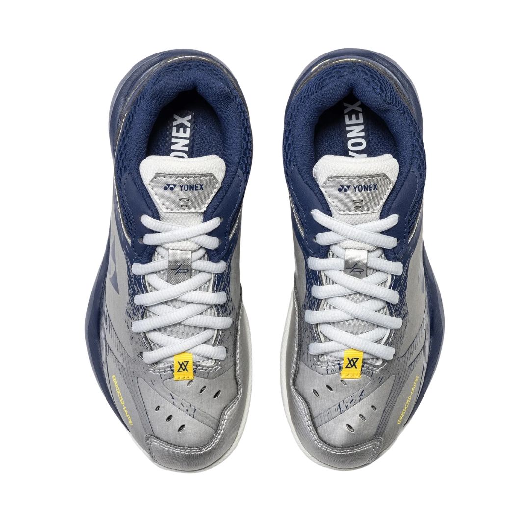 Yonex SHB 65 Junior VA Badmintonsko (Silver/Navy)