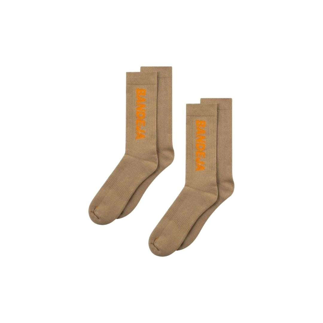 Cuera Padel Crew Strømper (2-pak, sand)