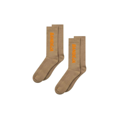 Cuera Padel Crew Strømper (2-pak, sand)