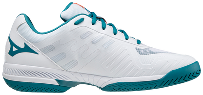 Mizuno Wave Exceed SL 2 (AC) Padelsko (White/Harborblue/Firecracker) - Padellife.dk