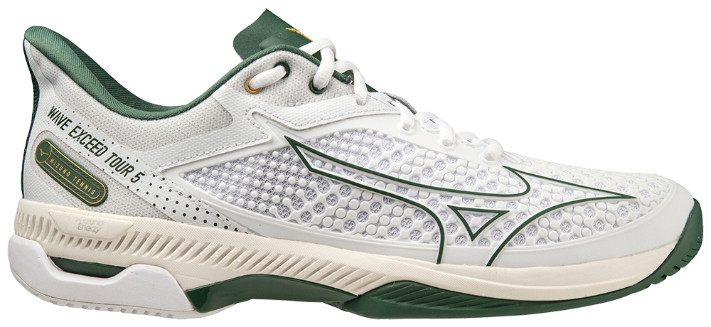 Mizuno Wave Exceed Tour 5 AC Padelsko (White/Pineneedle/Papyrus)