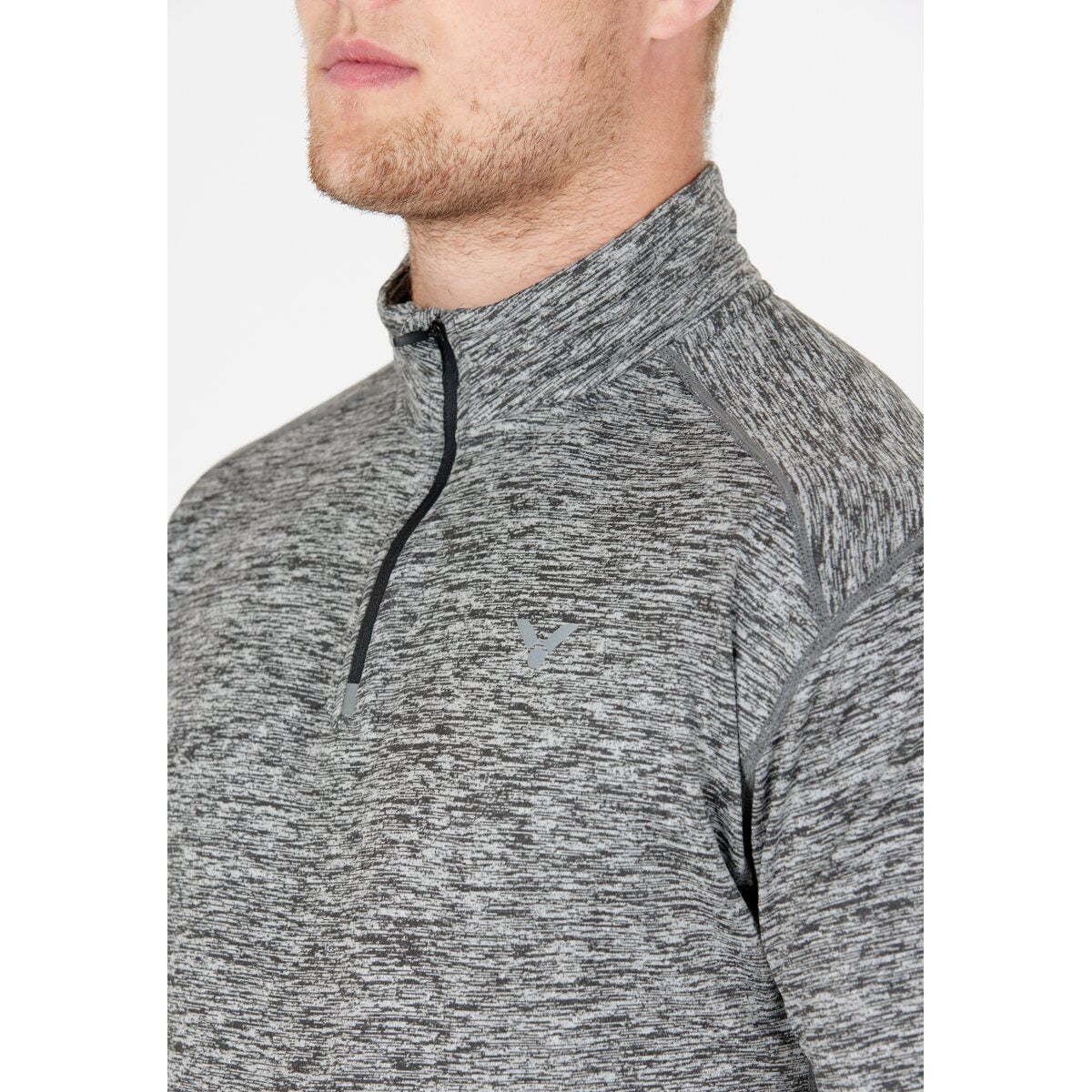 Victor Lamon M Melange Performance Midlayer (Light Grey Melange)