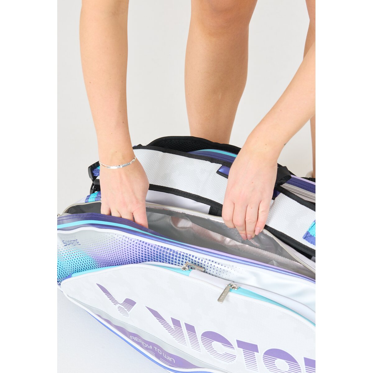 Victor BR9215 Ketchertaske (Grey/Navy Blue)