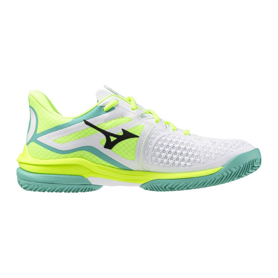 Mizuno Wave Exceed Tour 6 CC Women (White/Black/Mizuno Neo Lime)