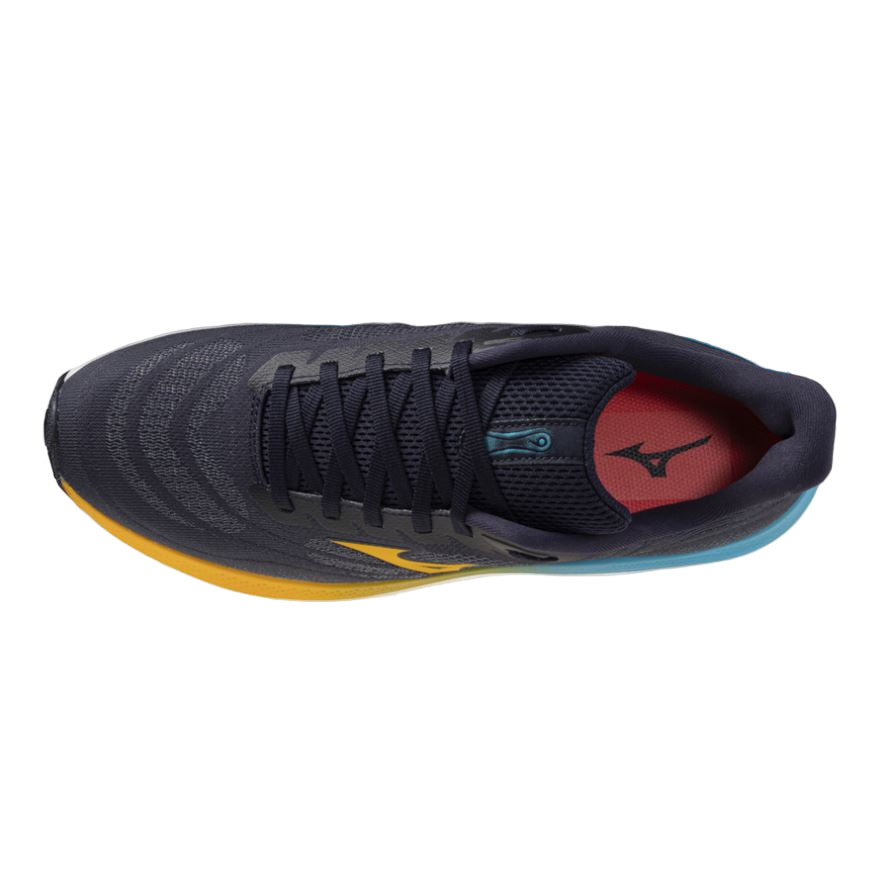 Mizuno Wave Sky 9 (M) Løbesko (Baritone Blue/Citrus/Capri Breeze)