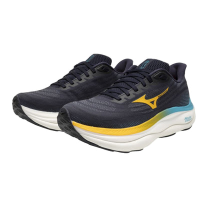 Mizuno Wave Sky 9 (M) Løbesko (Baritone Blue/Citrus/Capri Breeze)
