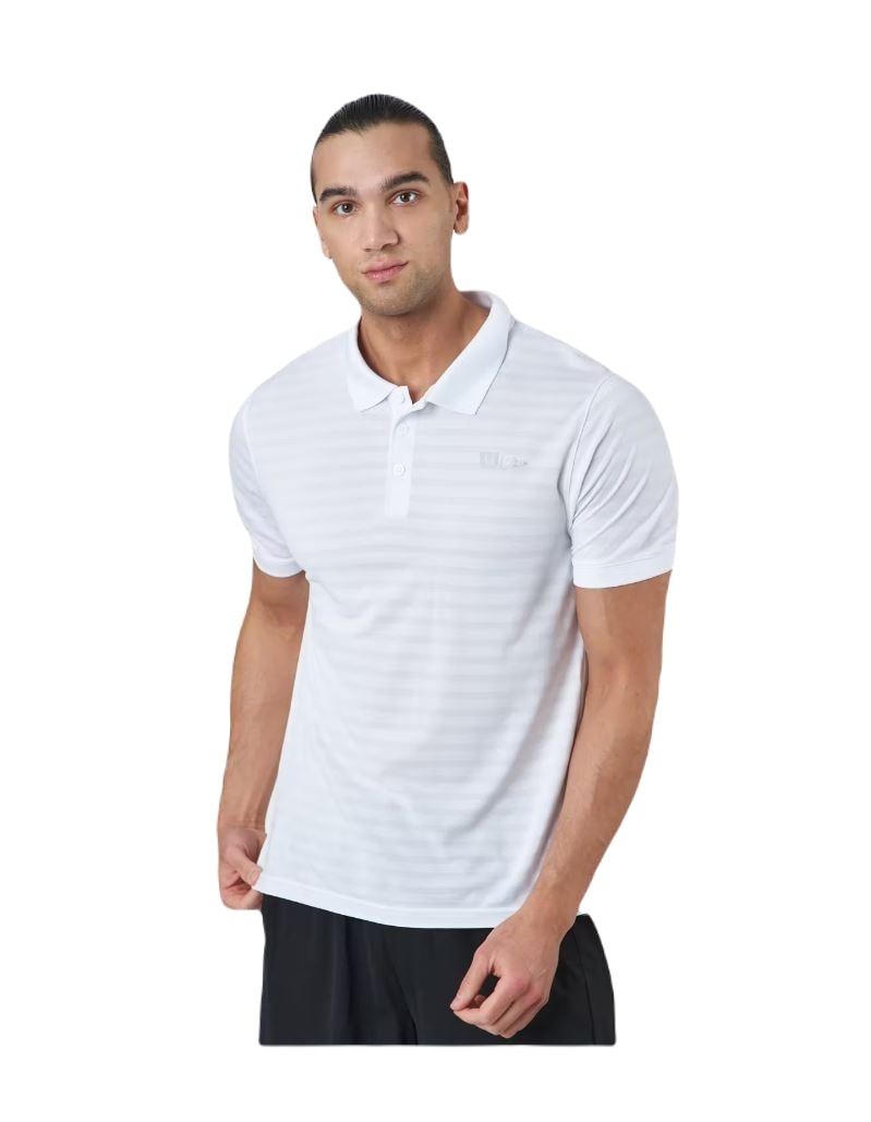 Wilson Bela Stripe Polo Ii (Hvid) - Racketlife.dk