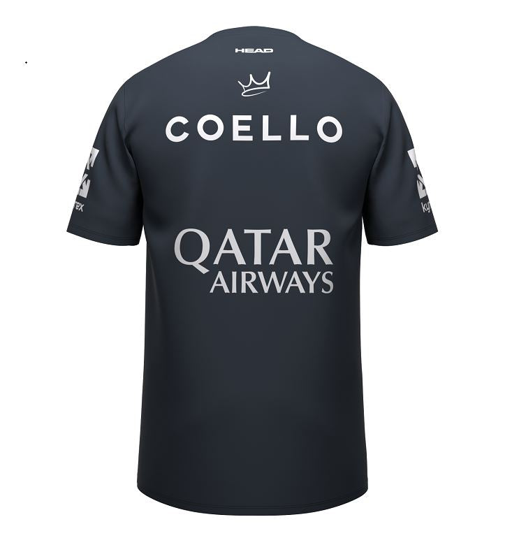 Head Arturo Coello Sponsors T-shirt (Navy)