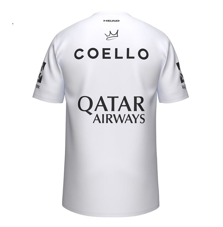 Head Arturo Coello Sponsors T-shirt (White)