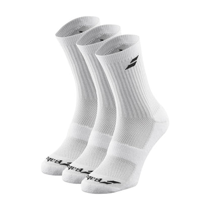 Babolat Logo Socks 3 Pairs White