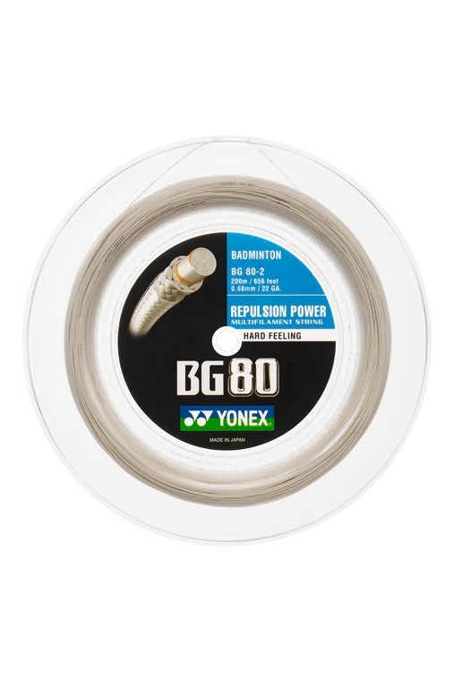 Opstrengning med Yonex BG80 (Hvid)