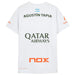Nox Agustin Tapia Sponsors AT10 T-shirt (White) - Padellife