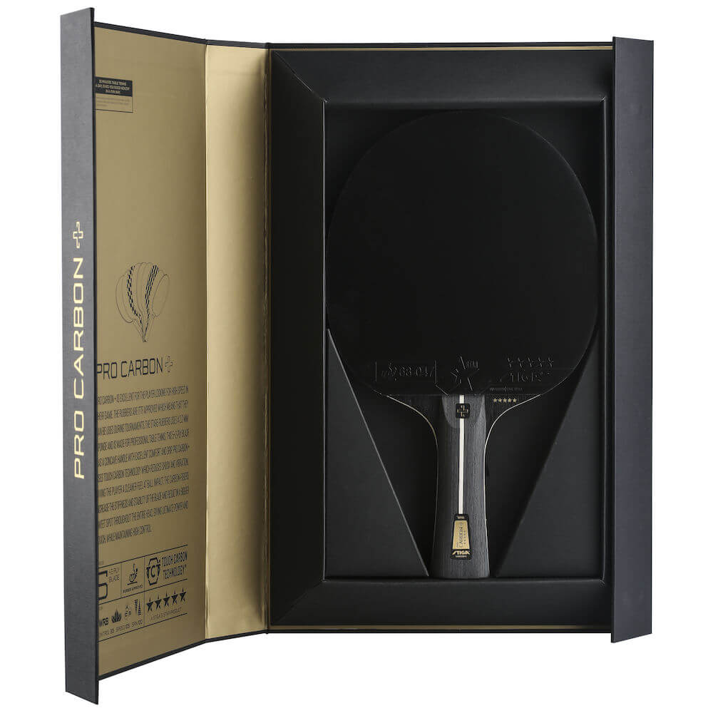 Stiga Pro Carbon Plus 5-stjernet Bordtennisbat