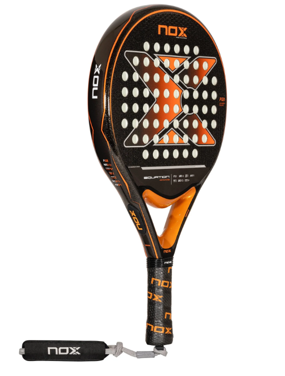 NOX Equation Advanced Padelbat (Black/Orange)