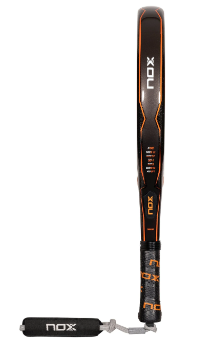 NOX Equation Advanced Padelbat (Black/Orange)