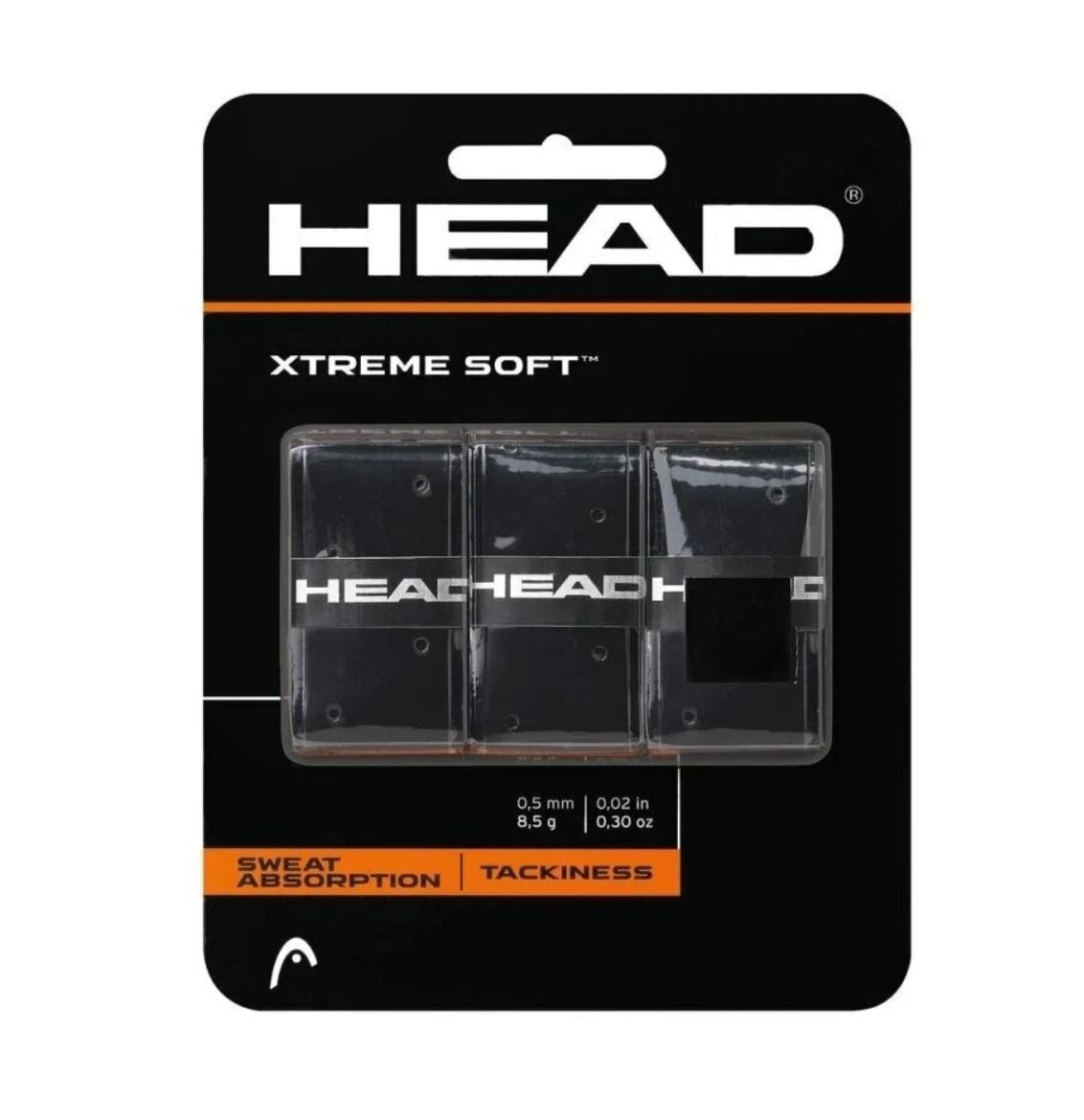 Head Xtreme Soft Overgrip (3 stk., Sort)