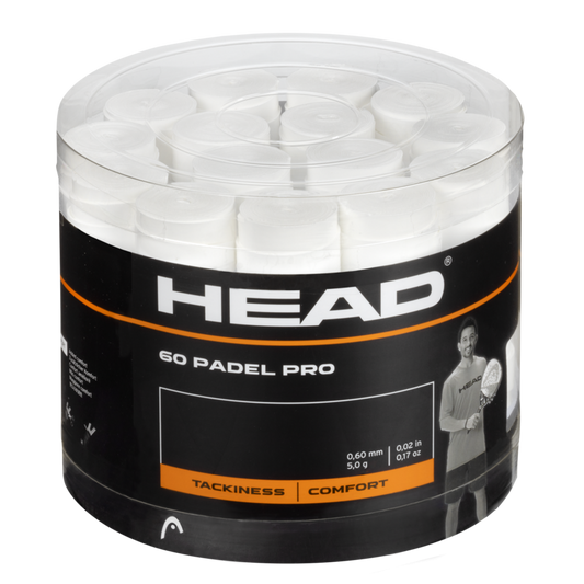 Head Padel Pro Overgrip (1 stk, Hvidt) - Padellife.dk