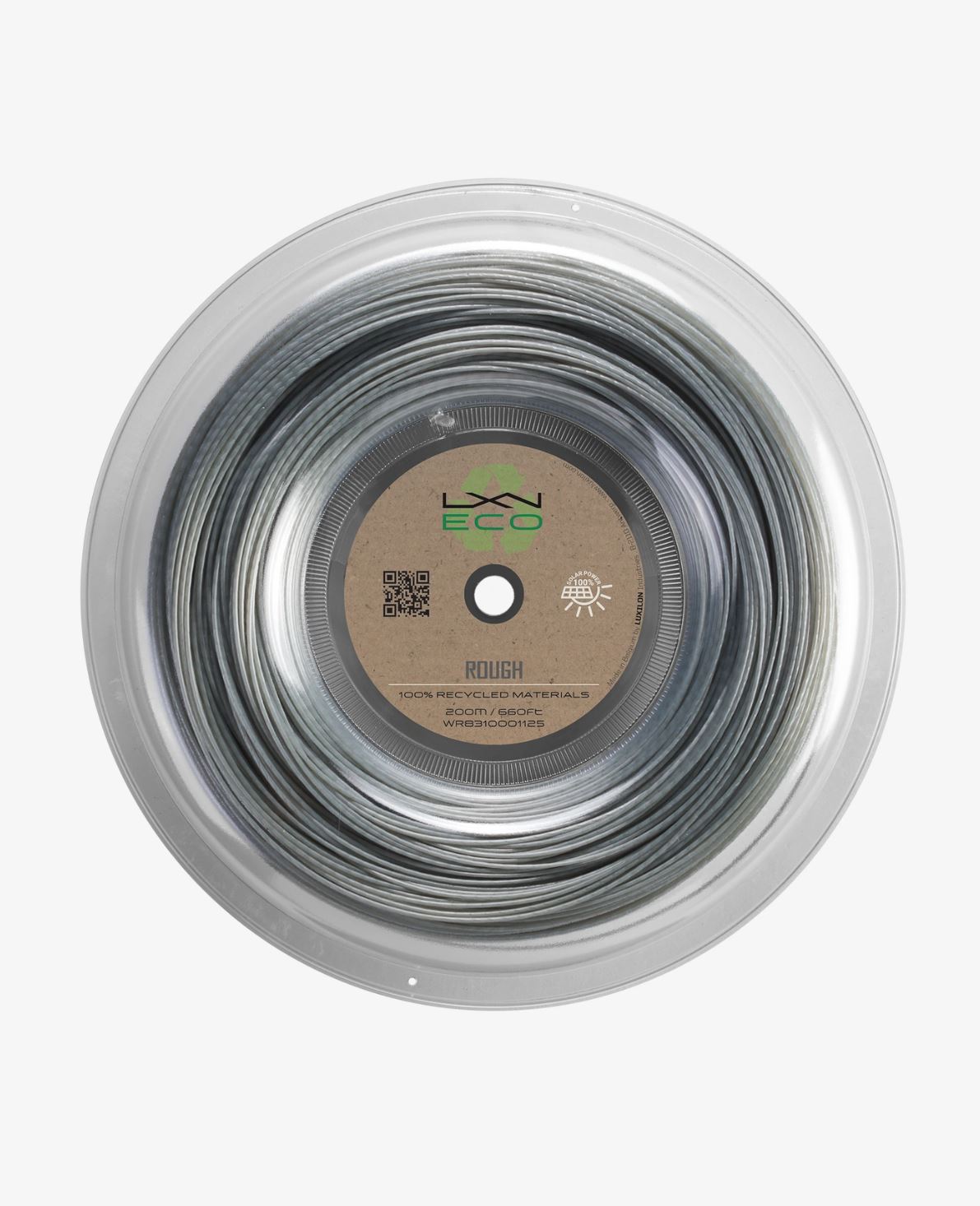 Opstrengning med Luxilon Eco Rough 1,25 mm (Grå)