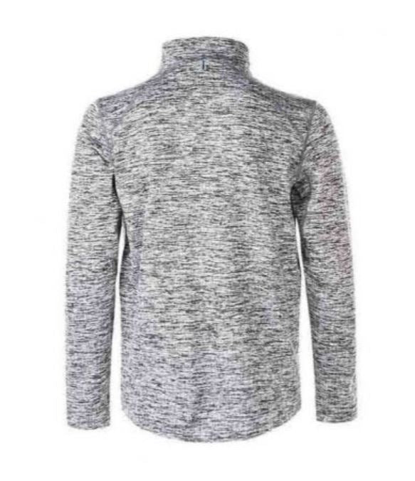 Victor Manis Jr. Melange Performance Midlayer (Light Grey Melange)