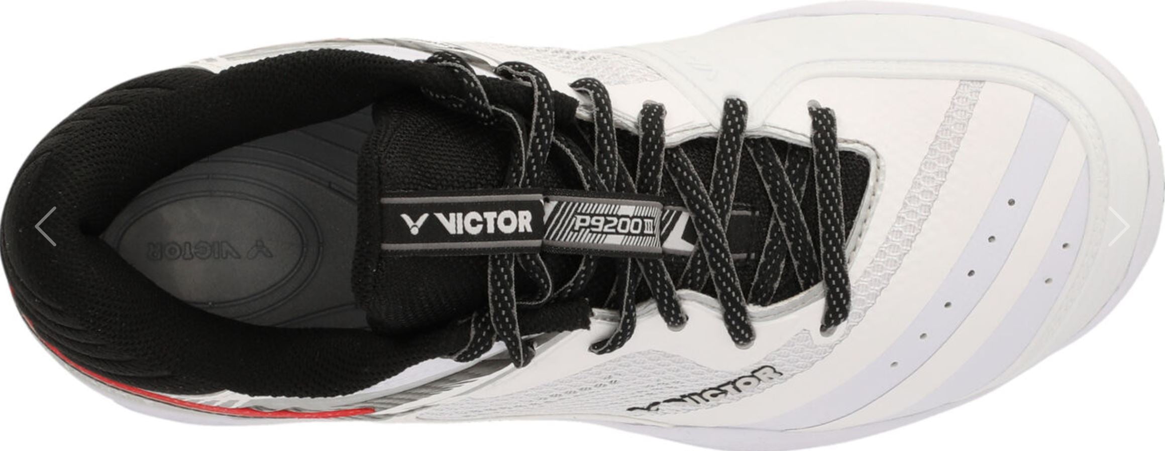 Victor P9200III Badmintonsko (White/Black)