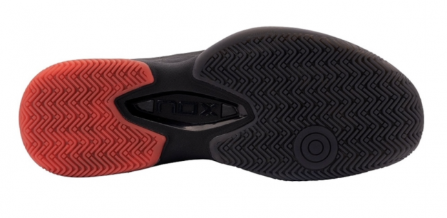 Nox AT10 Luxury Padelsko (sort/rød) - Padellife.dk