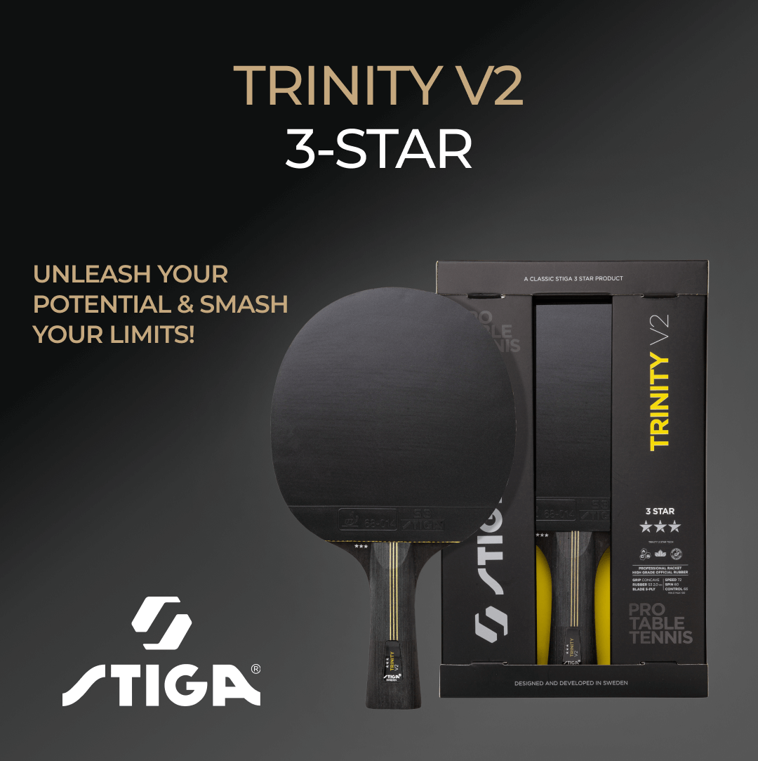 Stiga Trinity V2 3-stjernet Bordtennisbat