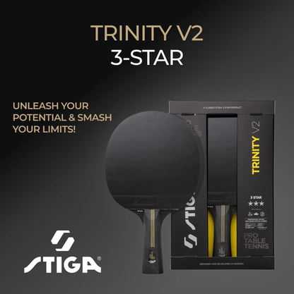 Stiga Trinity V2 3-stjernet Bordtennisbat
