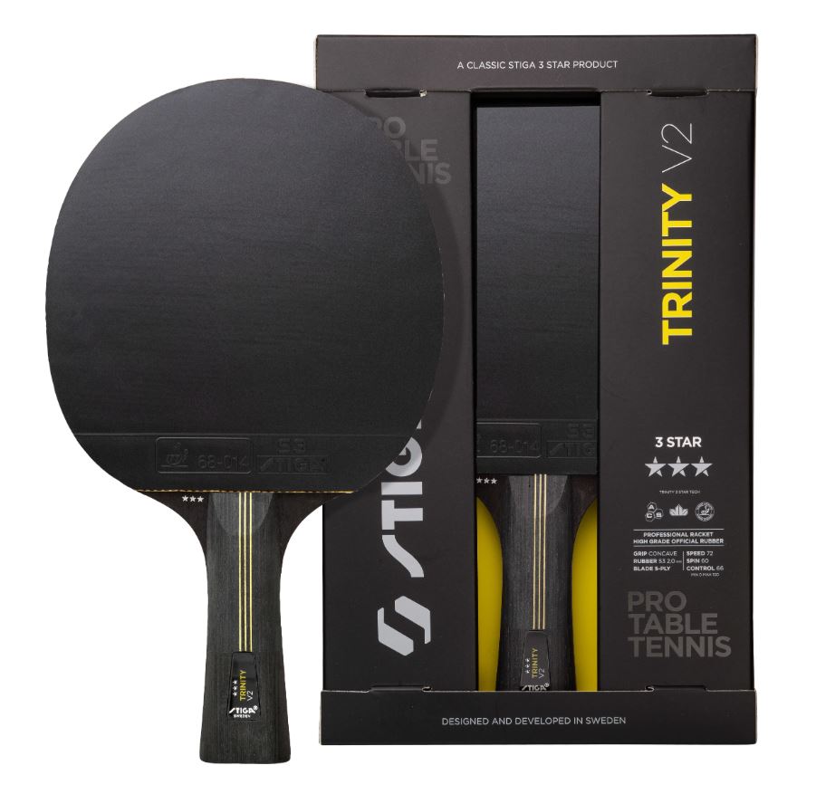 Stiga Trinity V2 3-stjernet Bordtennisbat