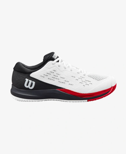 Wilson Rush Pro Ace Men's Tennissko (White/Black/Poppy Red)
