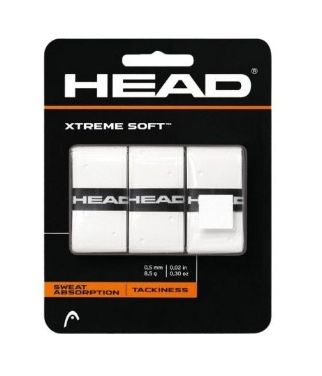 Head Xtreme Soft Overgrip (3 stk., Hvid)