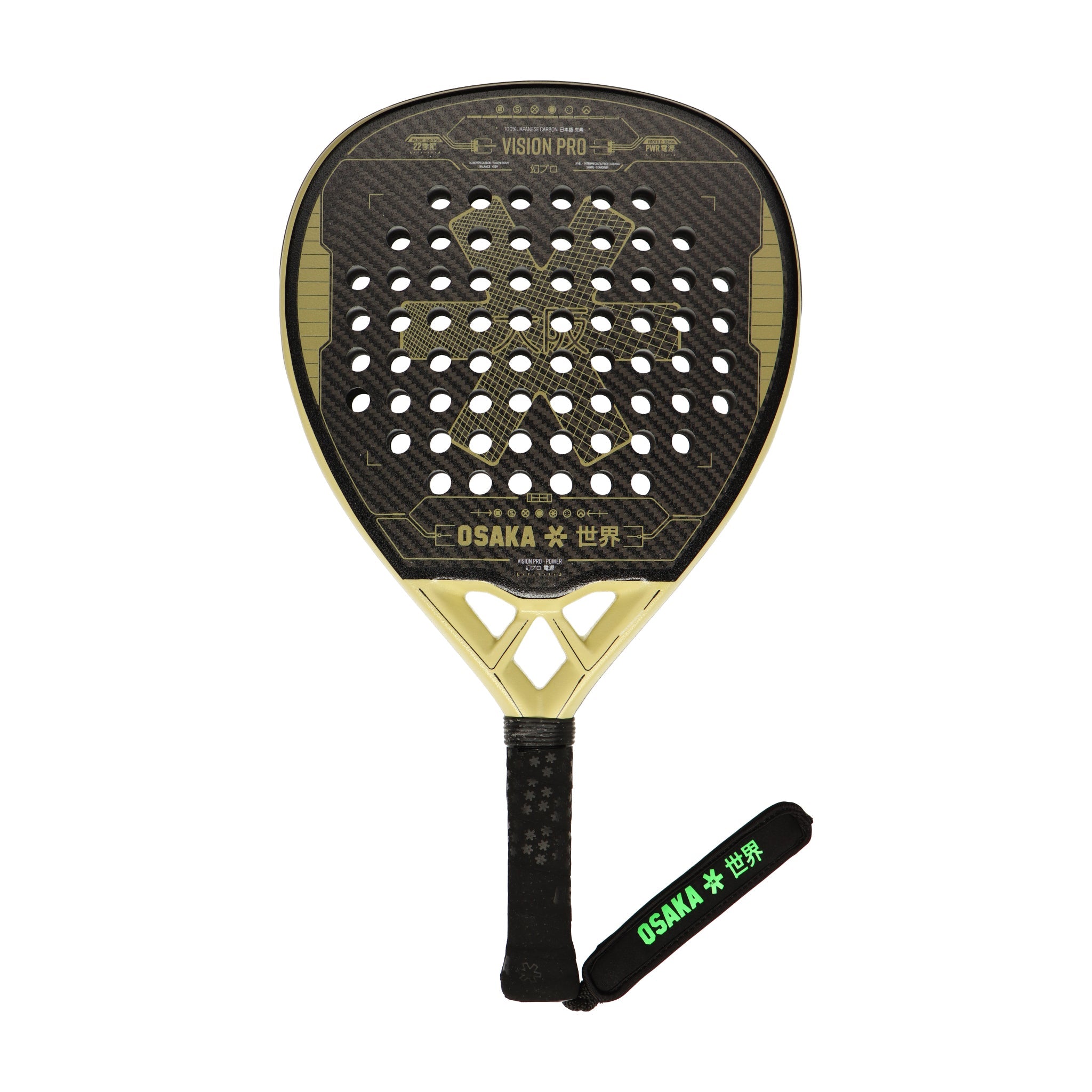 Osaka Vision Pro Power 2022 Padelbat - Padellife.dk