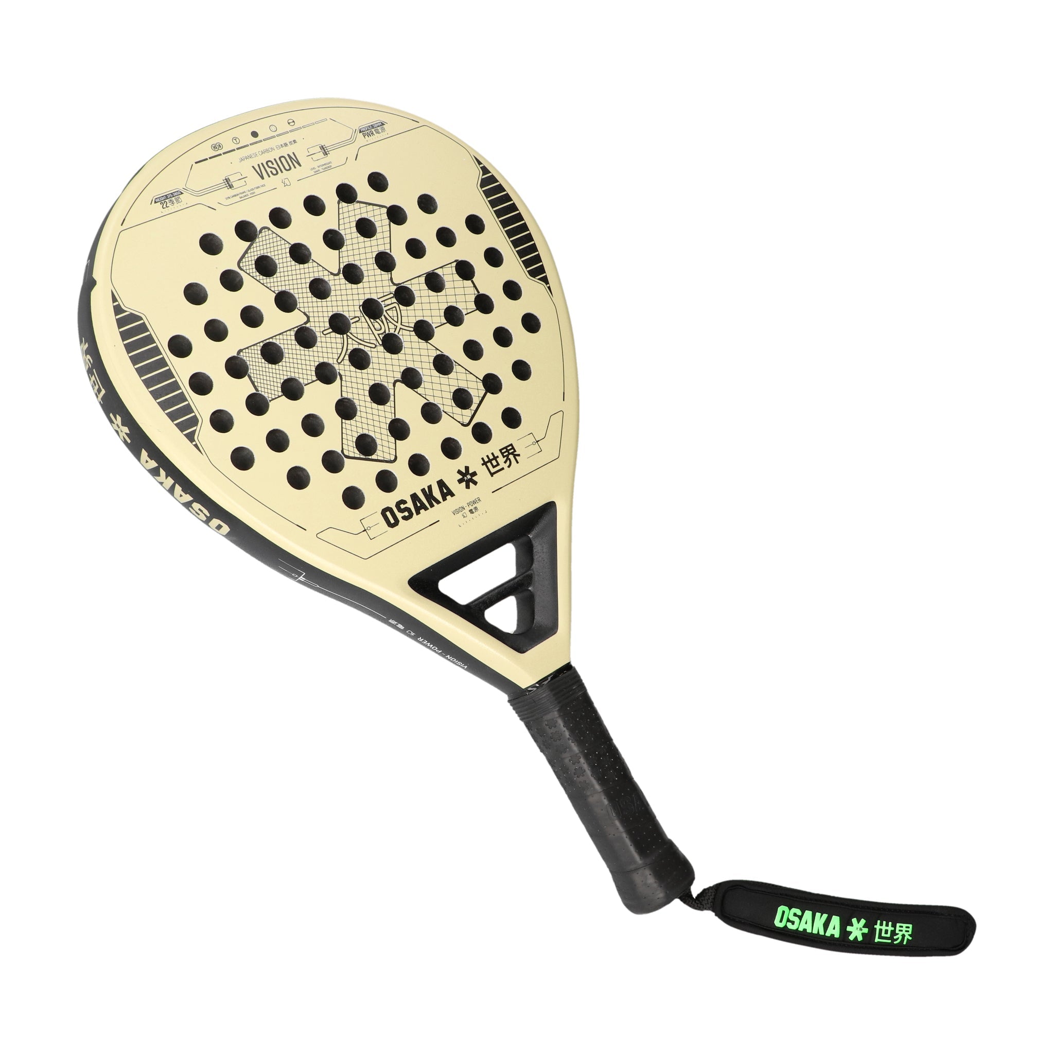 Osaka Vision Power 2022 Padelbat - Padellife.dk