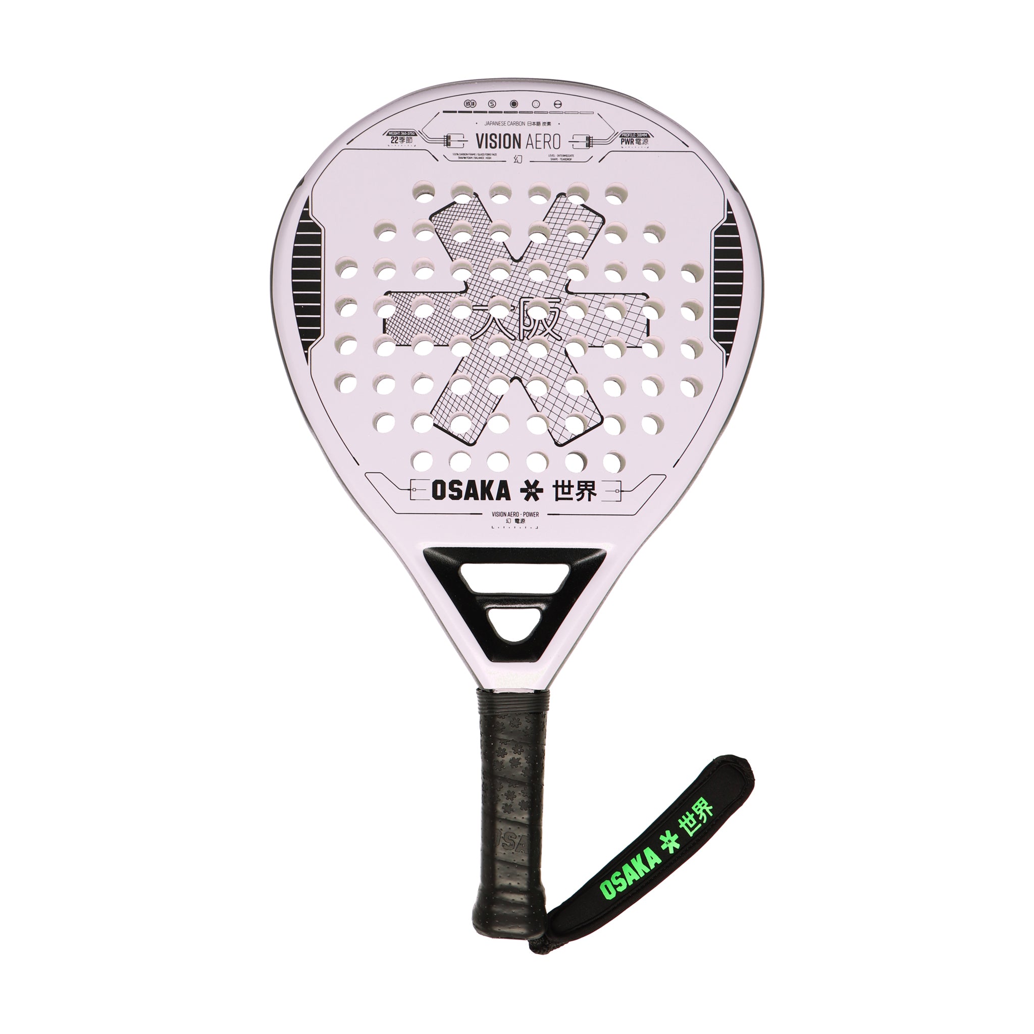 Osaka Vision Aero Power 2022 Padelbat - Padellife.dk