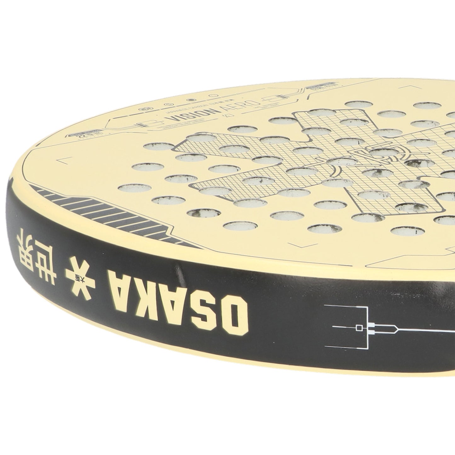 Osaka Vision Aero Control 2022 Padelbat - Padellife.dk
